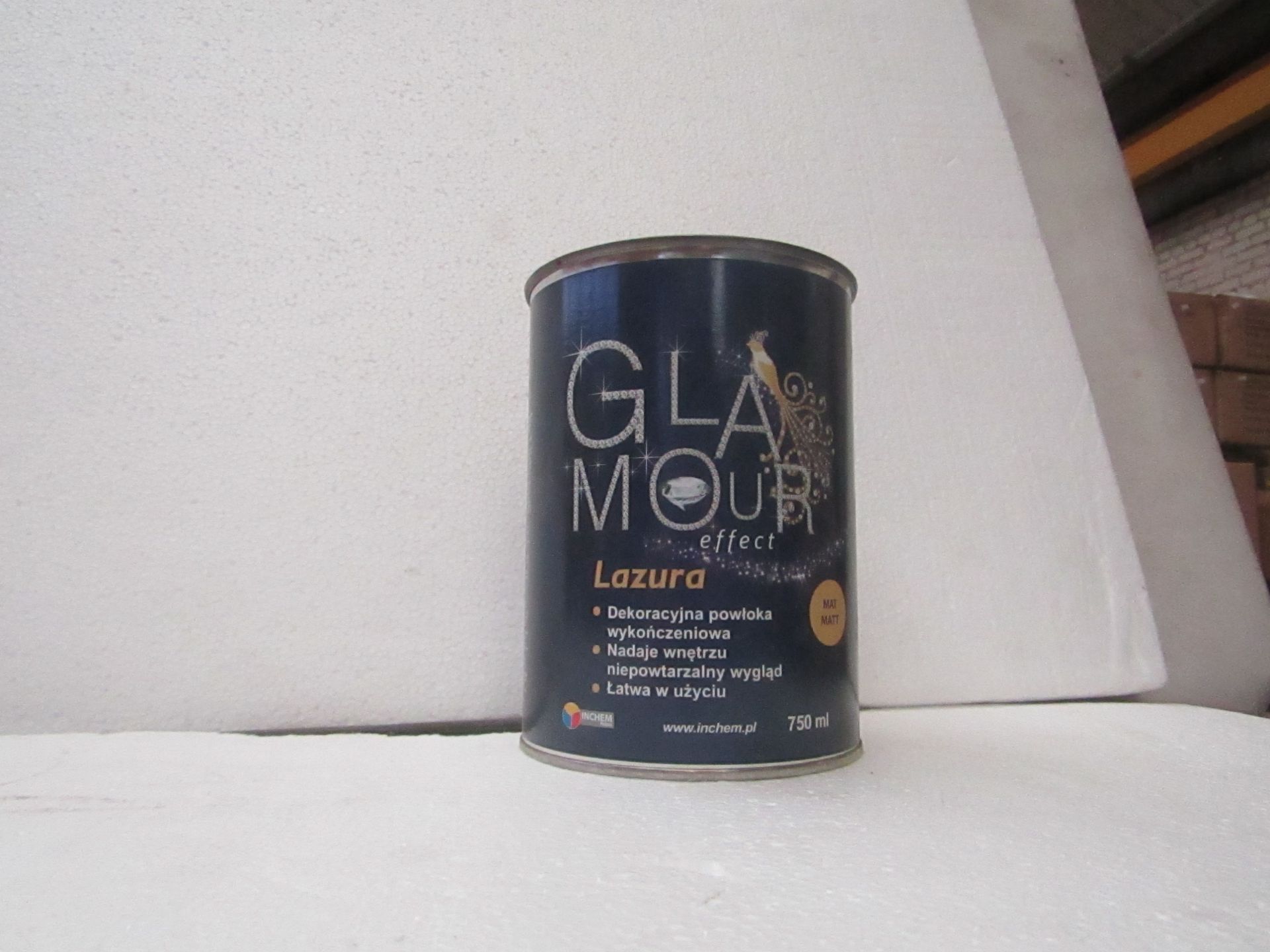 Glamour - Glaze Matt Paint (6x 750ml Per Box) - BBD 08-03-19 - Unused & Boxed.