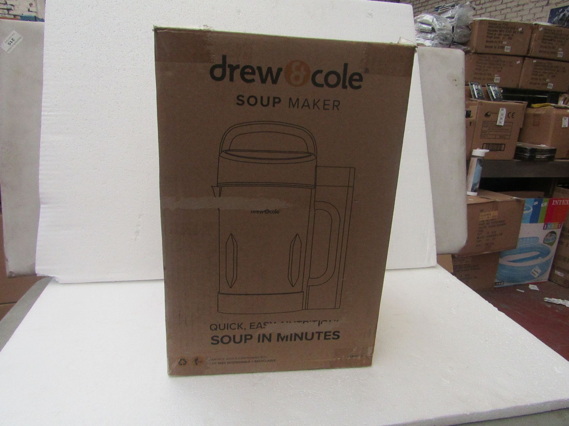 | 1x | DREW AND COLE SOUP MAKER | REFURBISHED AND BOXED | NO ONLINE RESALE | SKU - | RRP £59.99 | - Image 2 of 2