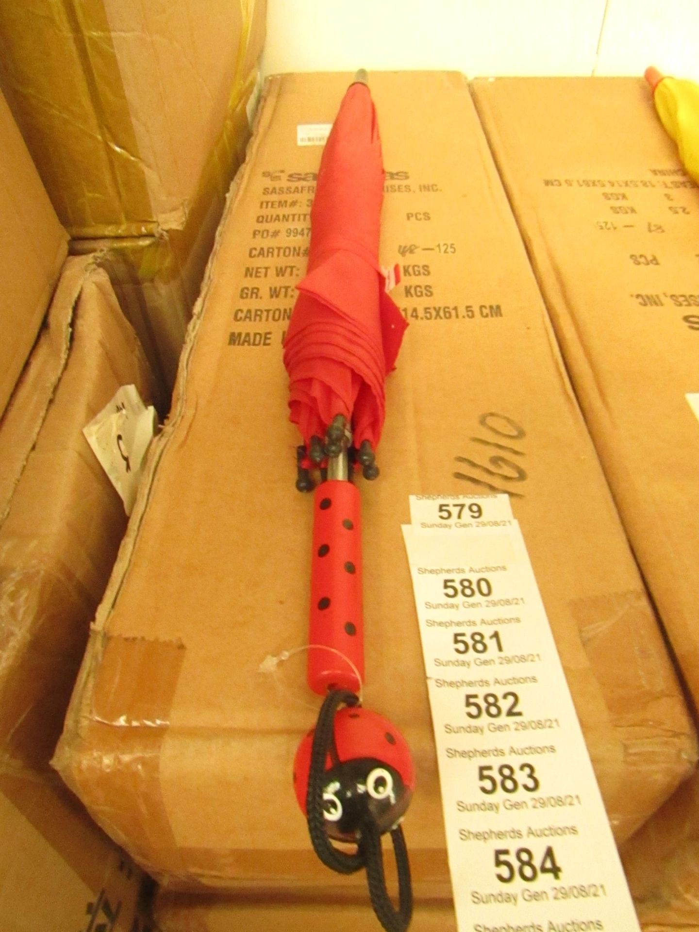 1x childrens ladybird umbrella - new & packaged - RRP £19.99