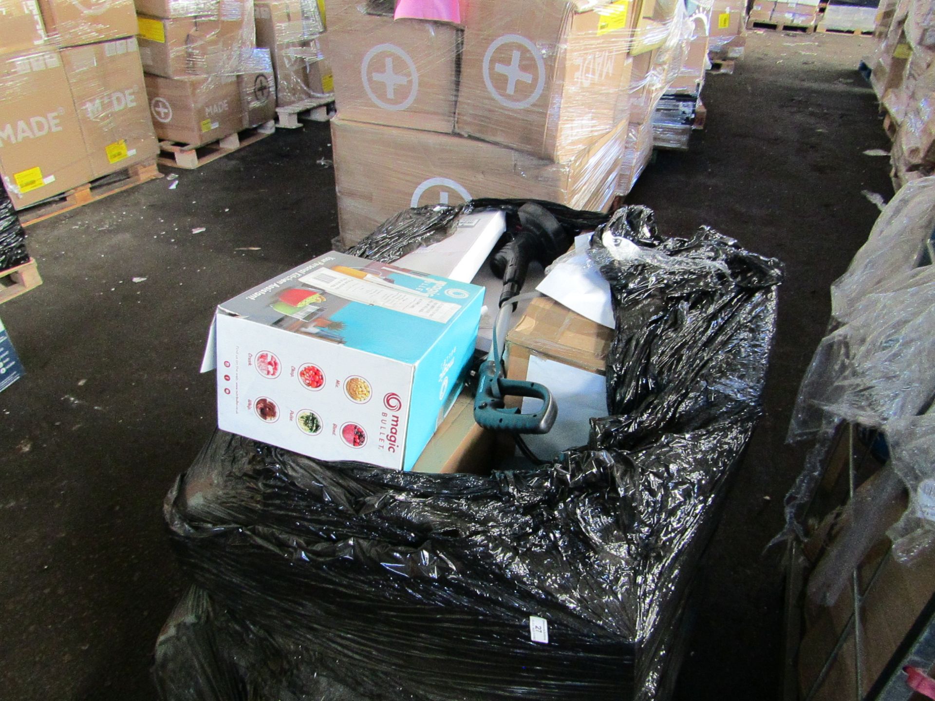 1X PALLET CONTAINING HOME ELECTRICAL GEAR | PLEASE BE AWARE THESE PALLETS ARE UNMANIFESTED &