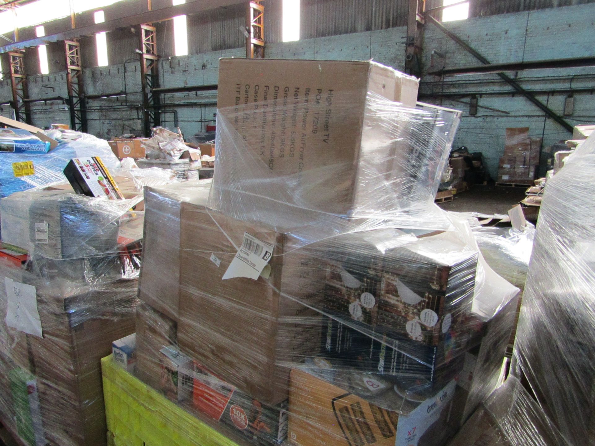 1X PALLET CONTAINING HOME ELECTRICAL GEAR | PLEASE BE AWARE THESE PALLETS ARE UNMANIFESTED &