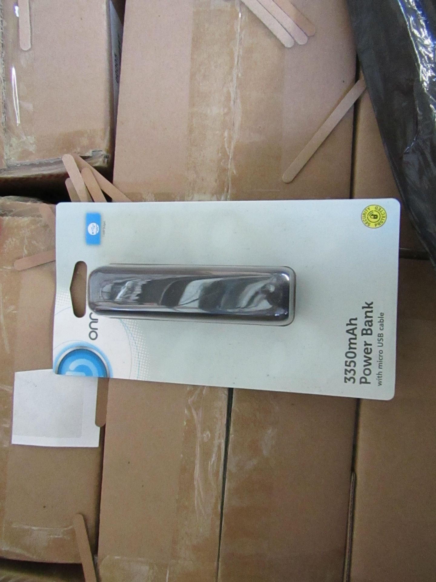 | 4x | ONN 3350MAH BOX OF 4 POWER BANK WITH MICRO USB CABLE | NEW & BOXED | NO ONLINE RESALE | SKU