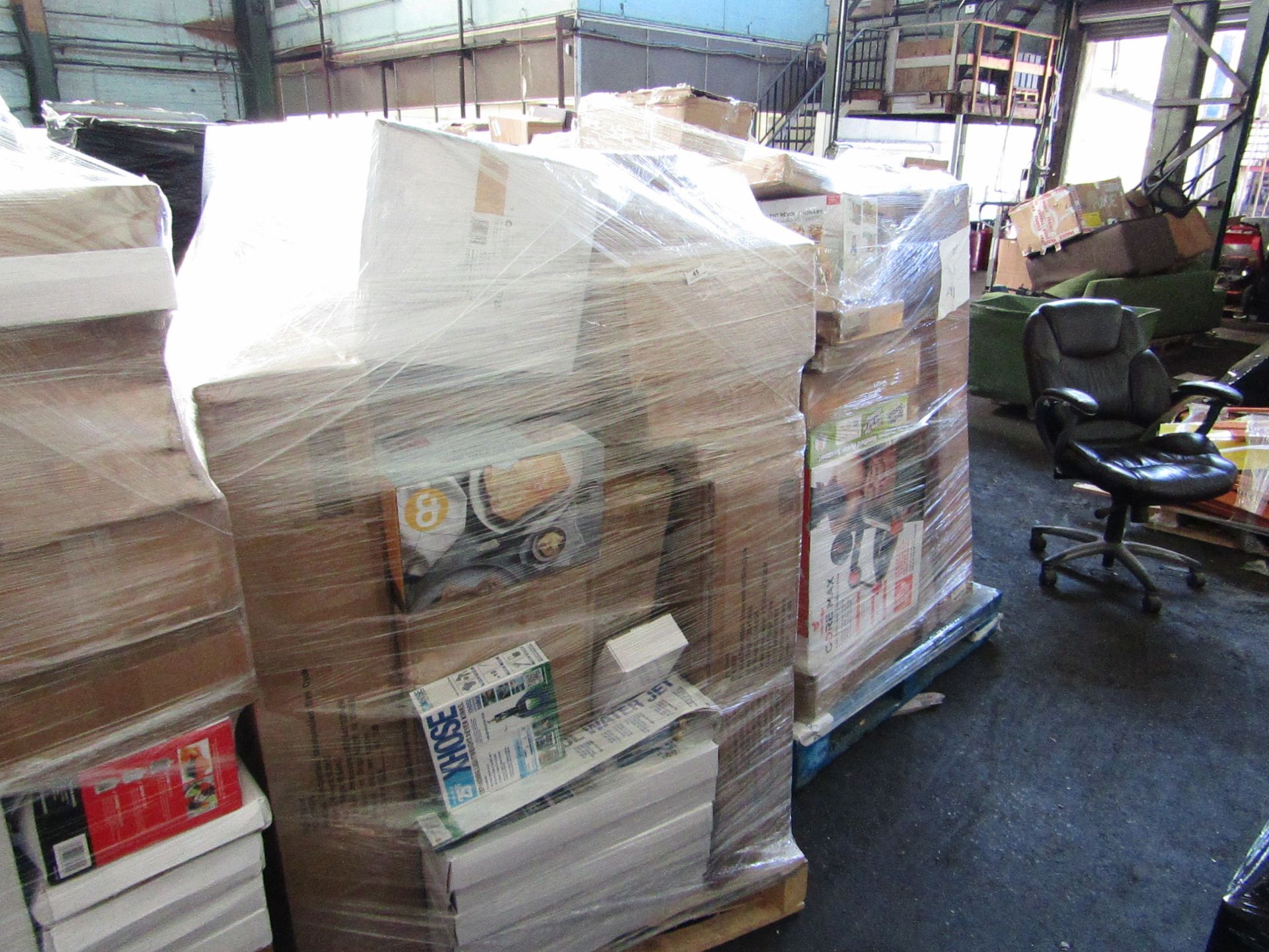 1X MIXED PALLET CONTAINING FITNESS AND SOME HOME ELECTRICAL ITEMS | PLEASE BE AWARE THIS PALLET IS