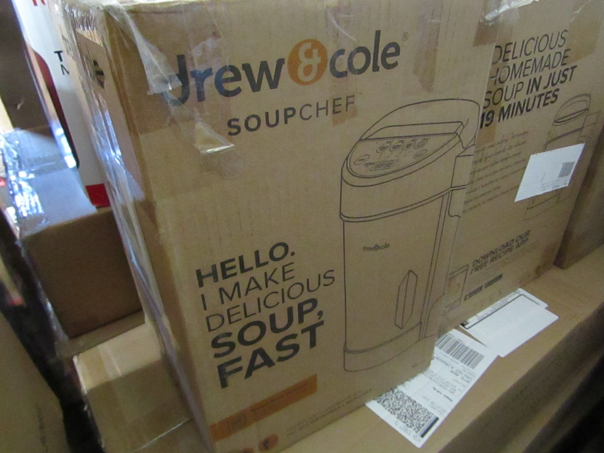 | 4X | DREW & COLE SOUP CHEFS | UNCHECKED & BOXED | NO ONLINE RESALE | RRP £59.99 | TOTAL LOT RRP £