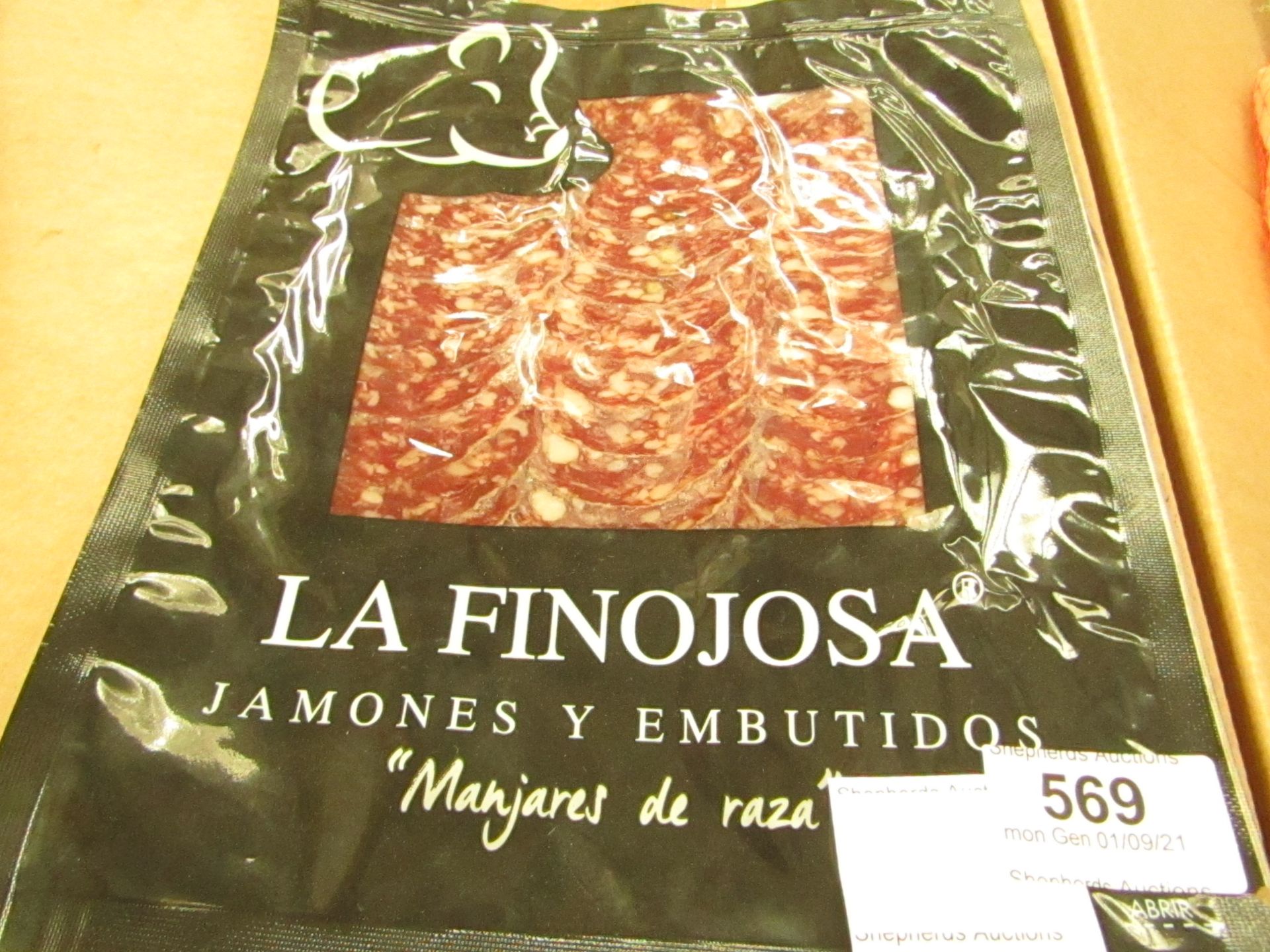 10 x 100g Packets La Finojosa SALCHICHON (simular to chroizo) BB 13.3.22 RRP £5 per packet IBERICO