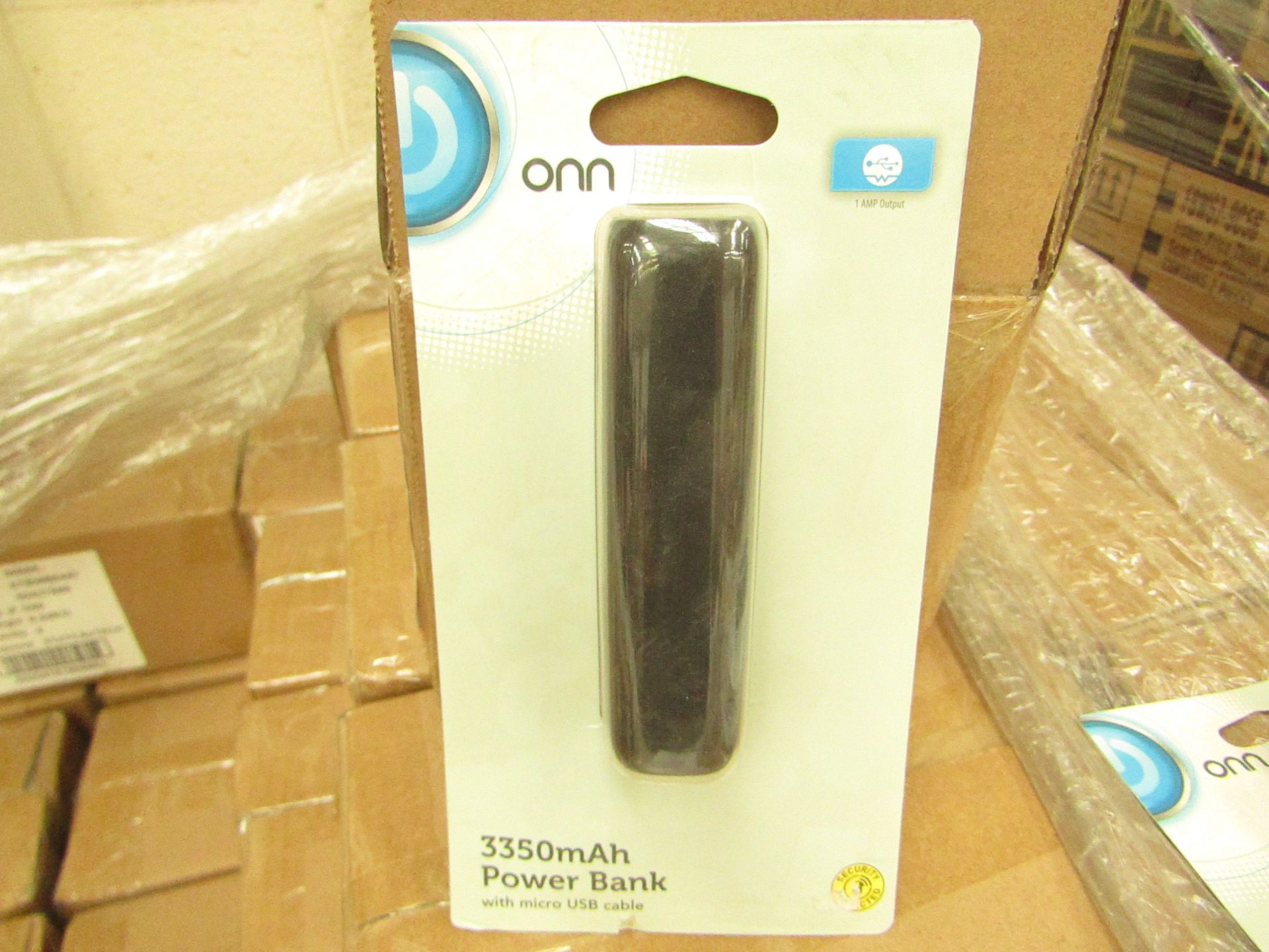 | 1x | BOXES OF 4 PER BOX ONN 3350mAh POWER BANKS | NEW & BOXED | NO ONLINE RESALE | SKU