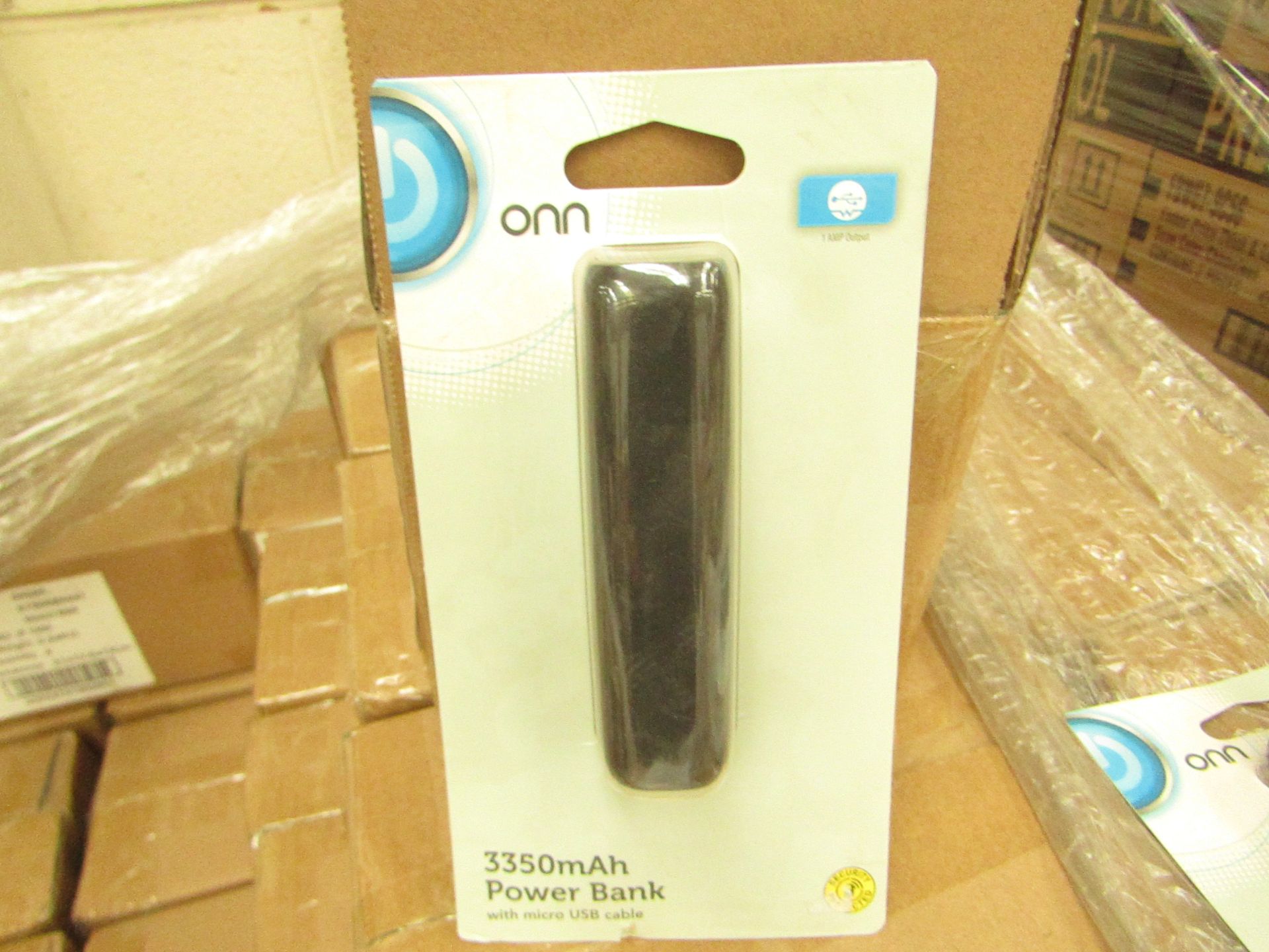 | 1x | BOXES OF 4 PER BOX ONN 3350mAh POWER BANKS | NEW & BOXED | NO ONLINE RESALE | SKU