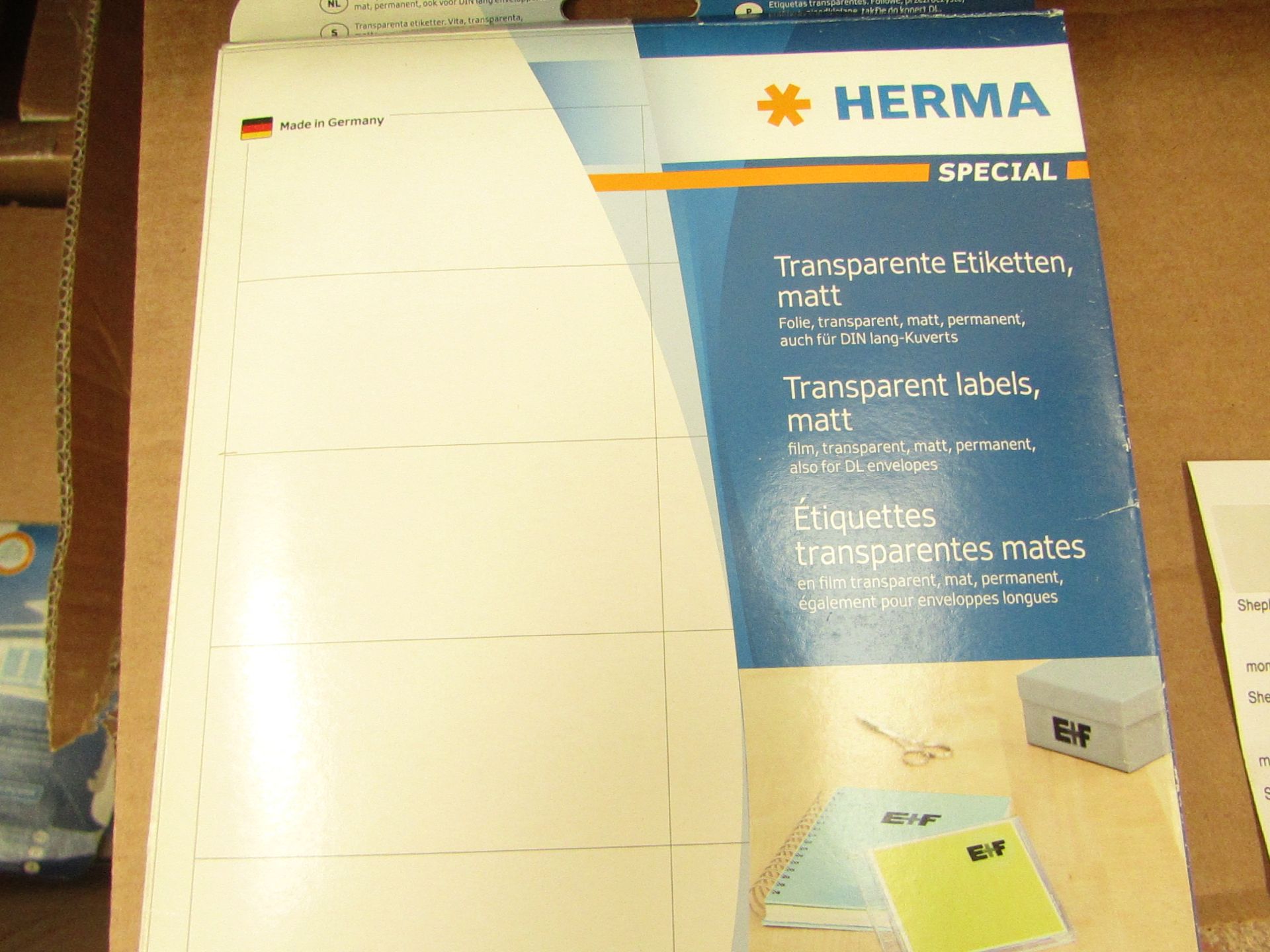 20x Herma - Premium Labels - Please Note, Labels Are Assorted Colours & Sizes - All Unused.