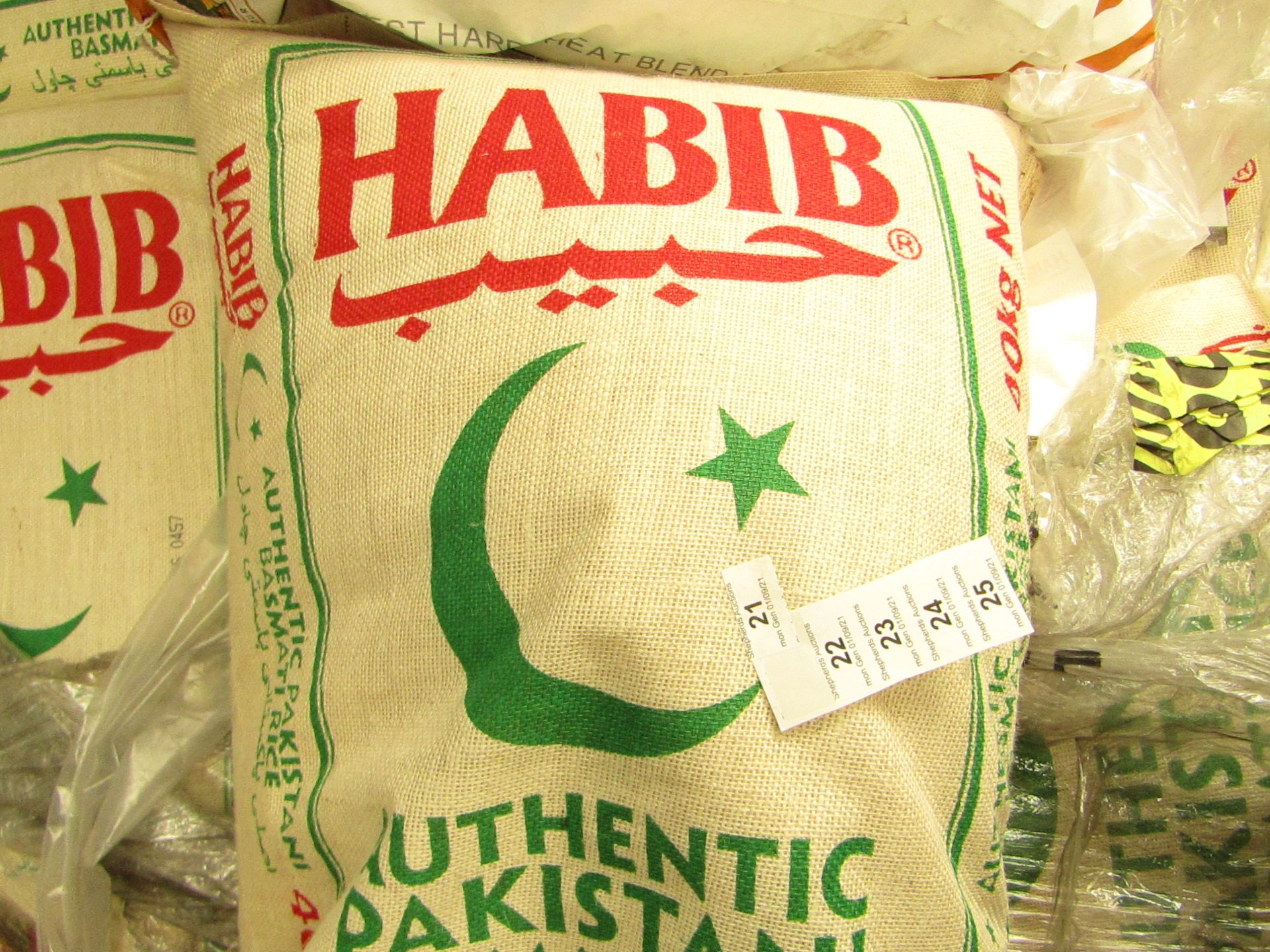 40KG bag of Habib Authentic pakistani Basmati rice, RRP £50.99