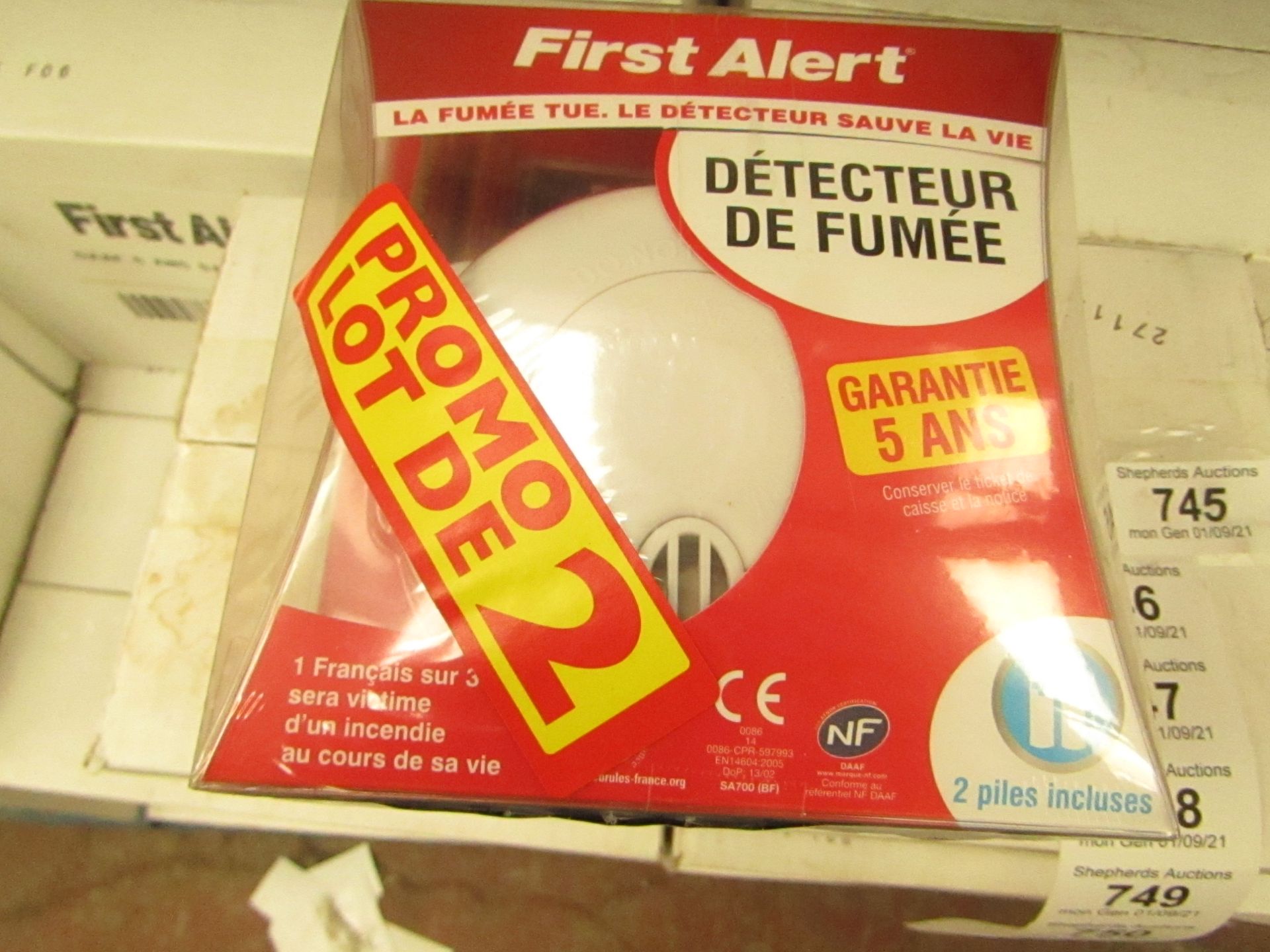 First Alert - Smoke Detector's (3 Packs All Of Which Are Twin Packs) - Unused & Boxed.