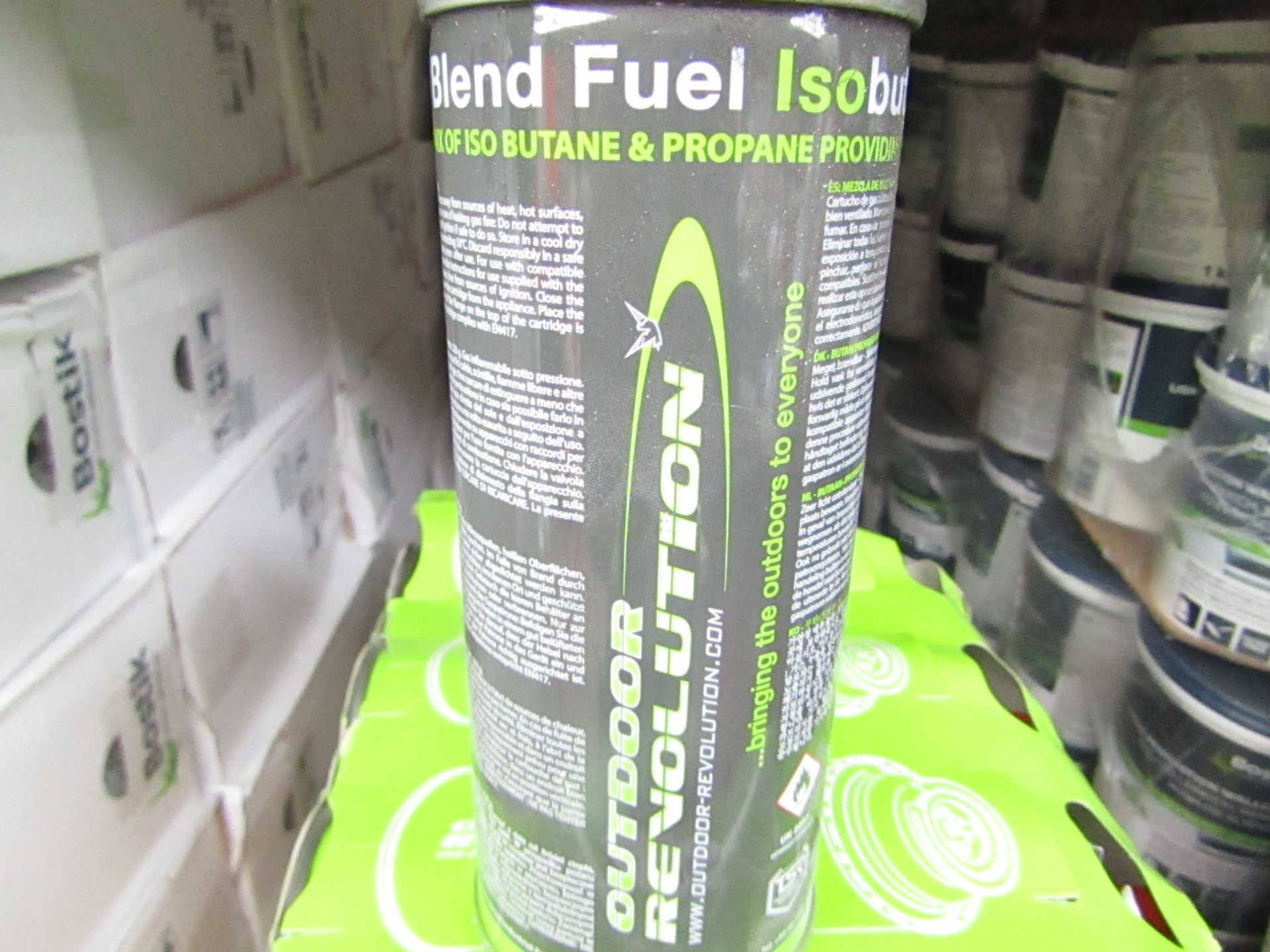 4x Outdoor Revolution - Premium Blend Fuel - Isobutane - Propane - 220g Cans - Unused & Boxed.