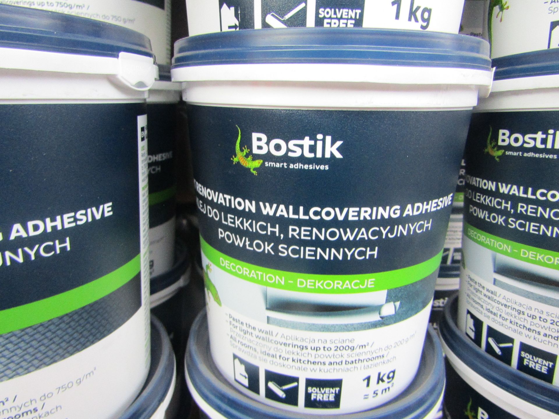 5x Bostik - Light Renovation Wall Covering Adhesive 1 Kg Tubs - All Unused.