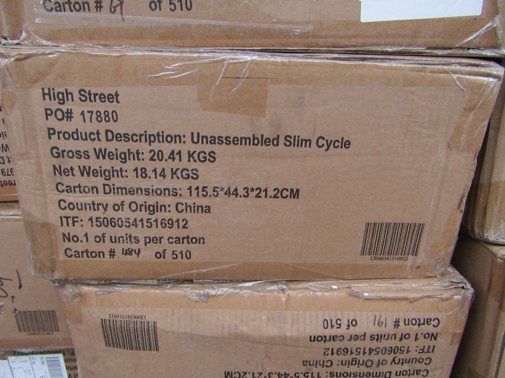 | 2X | SLIM CYCLE EXERCISE MACHINE | UNCHECKED AND BOXED | NO ONLINE RE-SALE | SKU- | RRP £199.