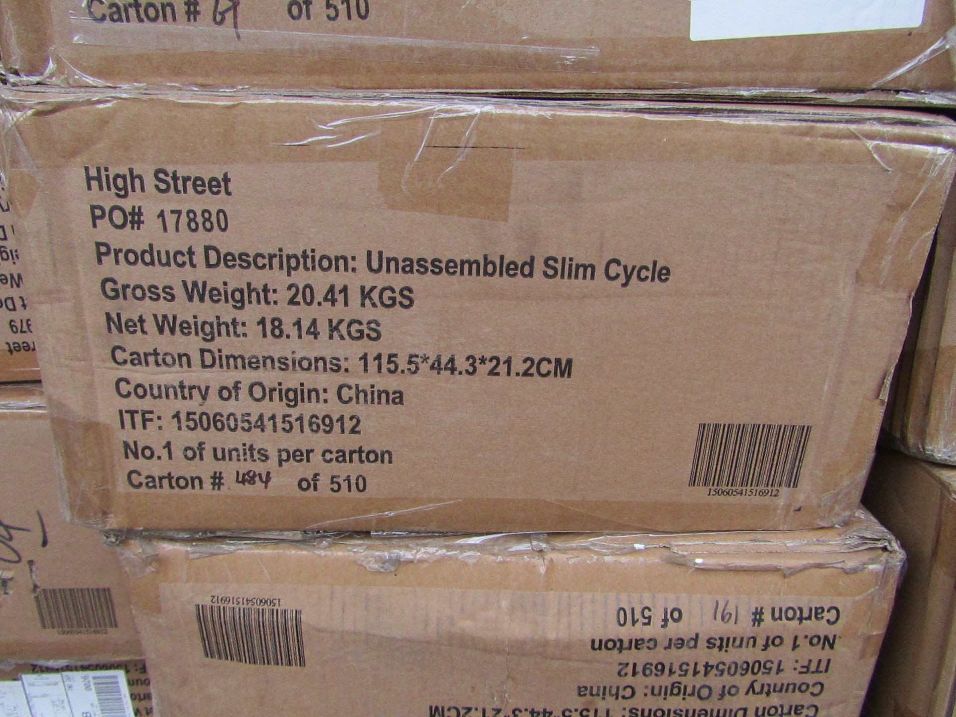 | 2X | SLIM CYCLE EXERCISE MACHINE | UNCHECKED AND BOXED | NO ONLINE RE-SALE | SKU- | RRP £199.