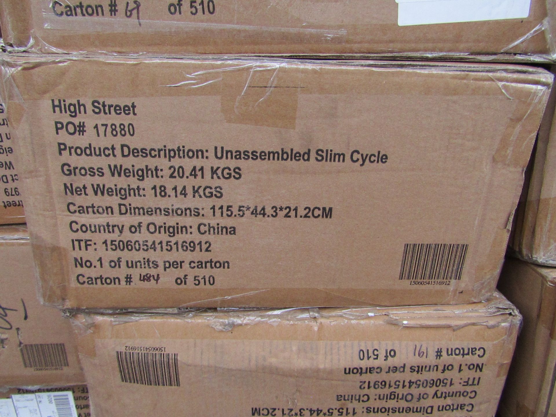 | 2X | SLIM CYCLE EXERCISE MACHINE | UNCHECKED AND BOXED | NO ONLINE RE-SALE | SKU- | RRP £199.