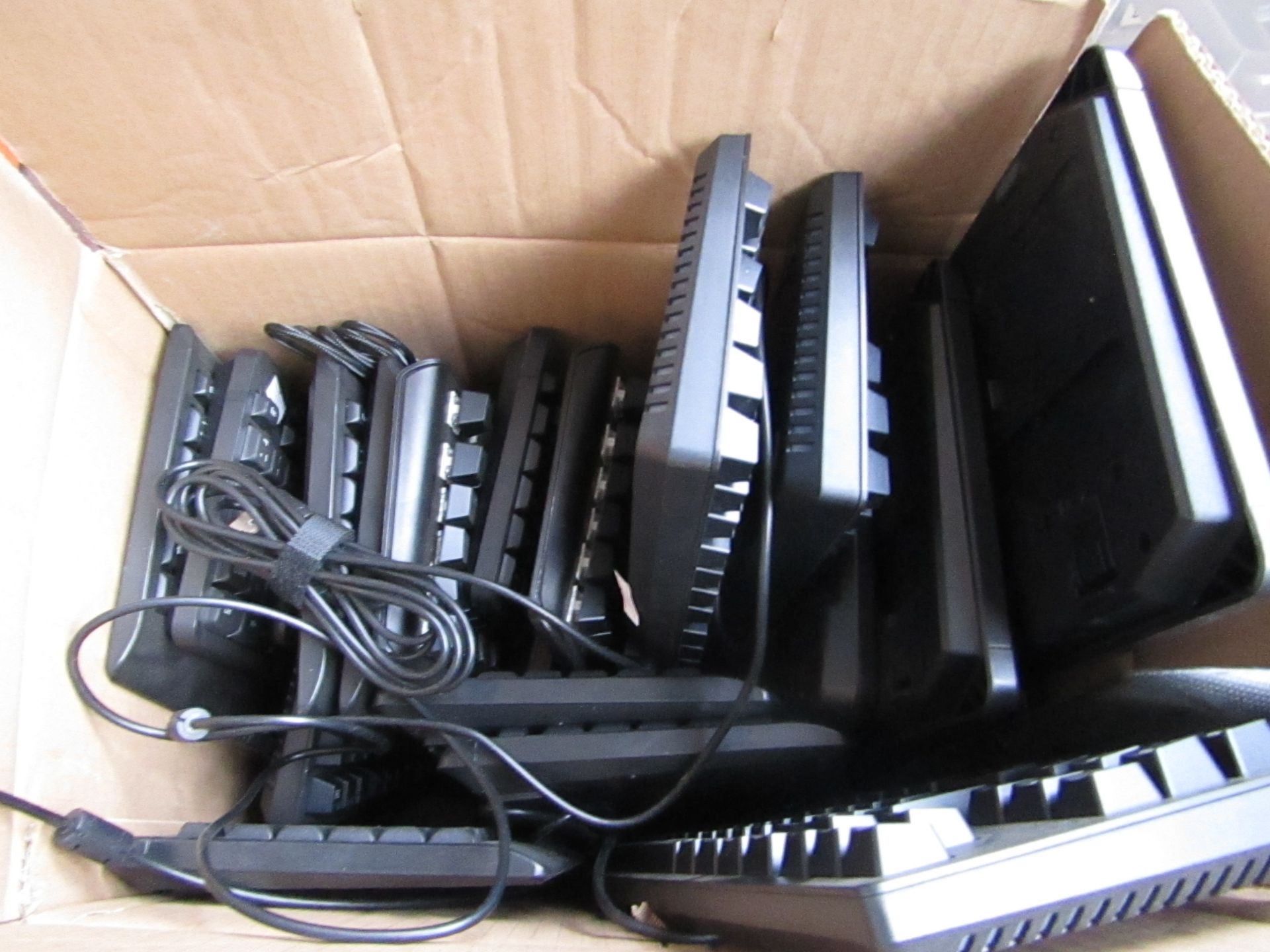 Box of approx 15 various wired and wireless keyboards, all unchecked