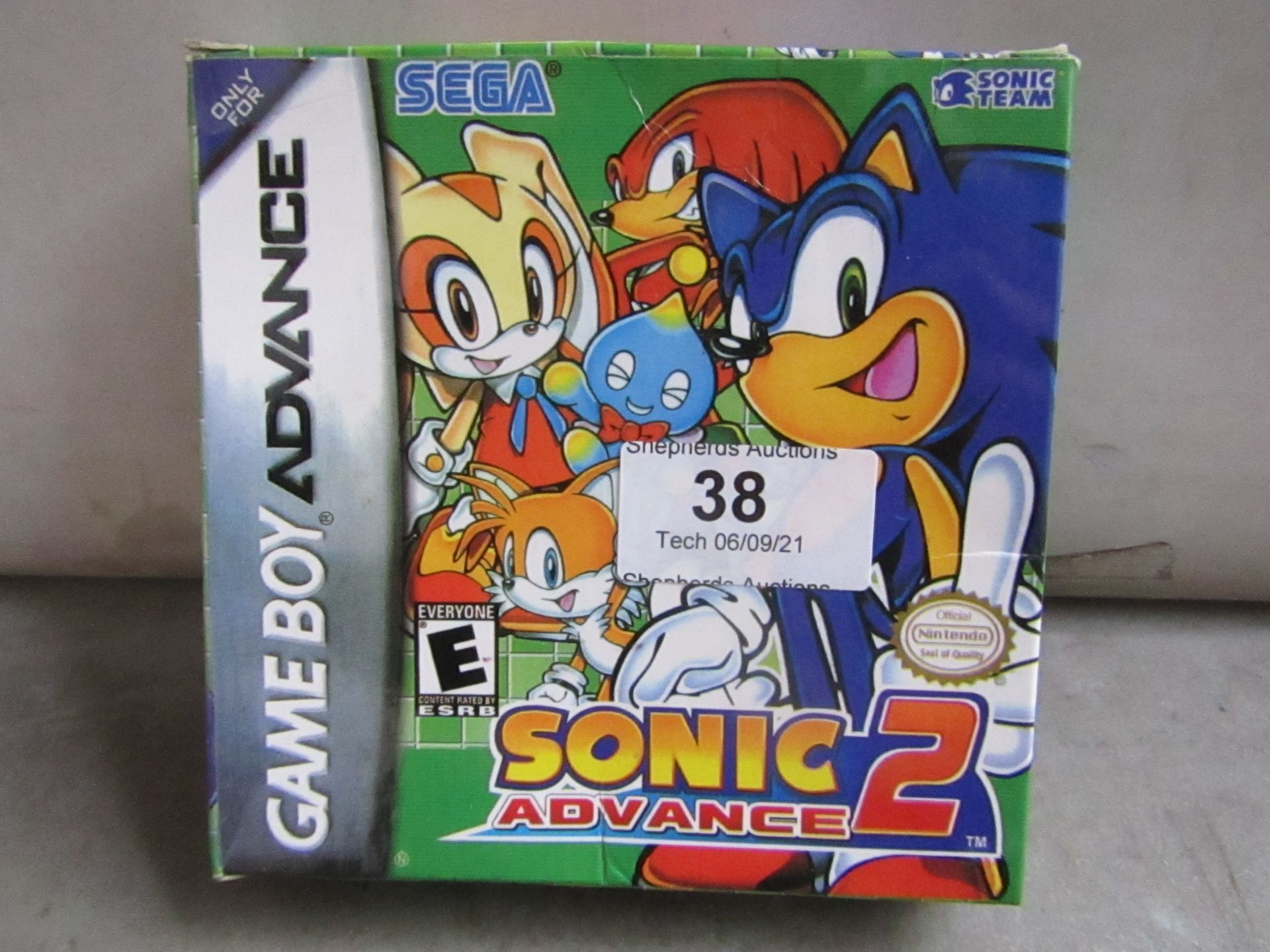 Gameboy Avance Sonic Advance 2 game in original box 2001, unchecked in original box, similar items