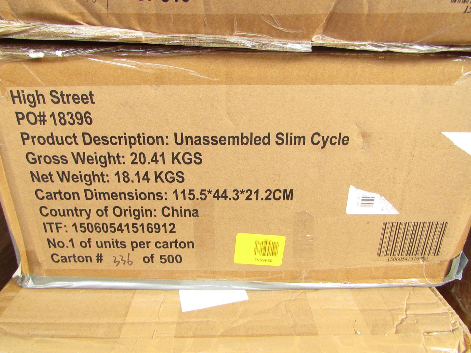 | 2X | SLIM CYCLE EXERCISE MACHINES | UNCHECKED & BOXED | NO ONLINE RESALE | RRP £199.99 EACH |