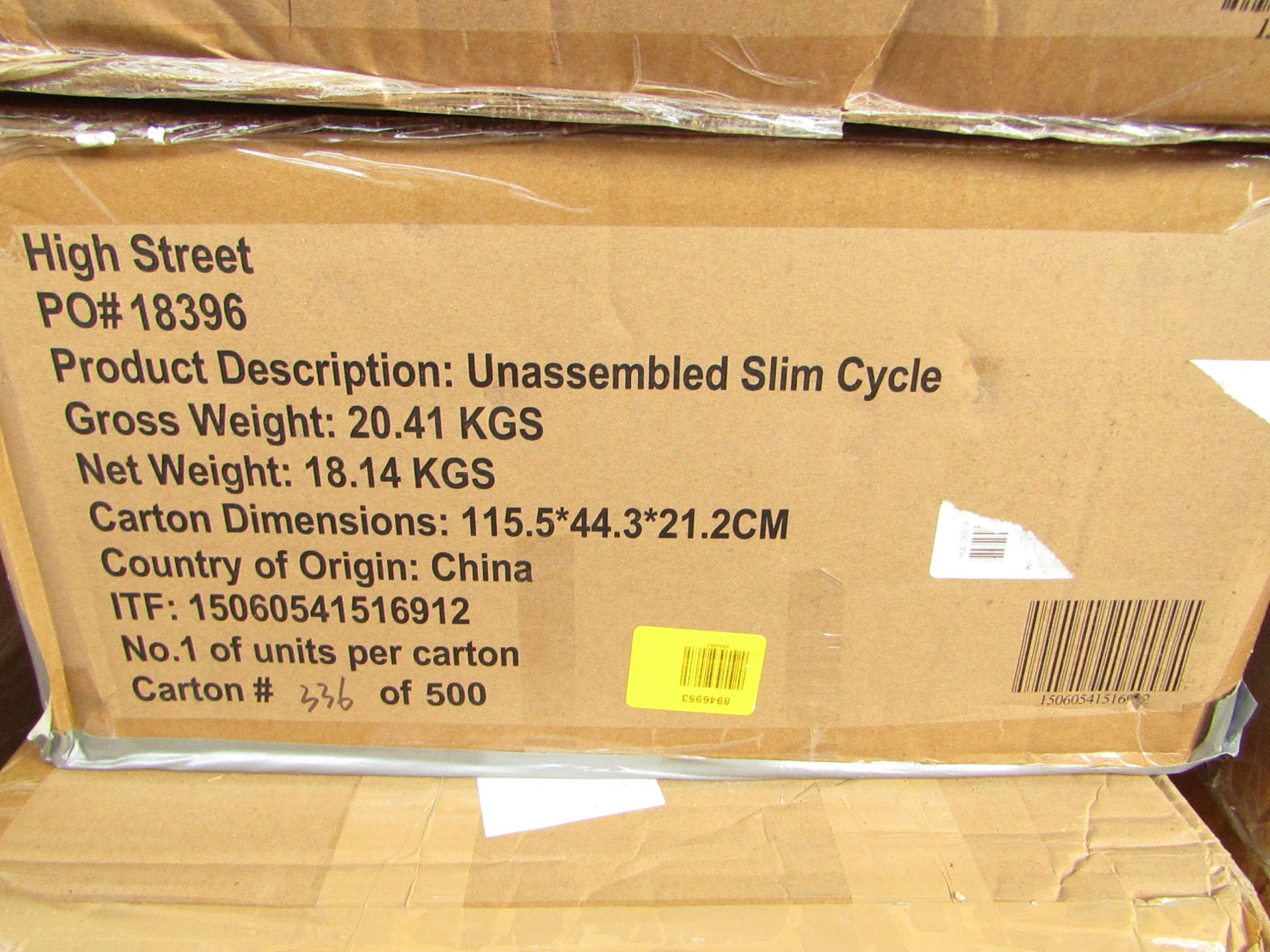 | 2X | SLIM CYCLE EXERCISE MACHINES | UNCHECKED & BOXED | NO ONLINE RESALE | RRP £199.99 EACH |