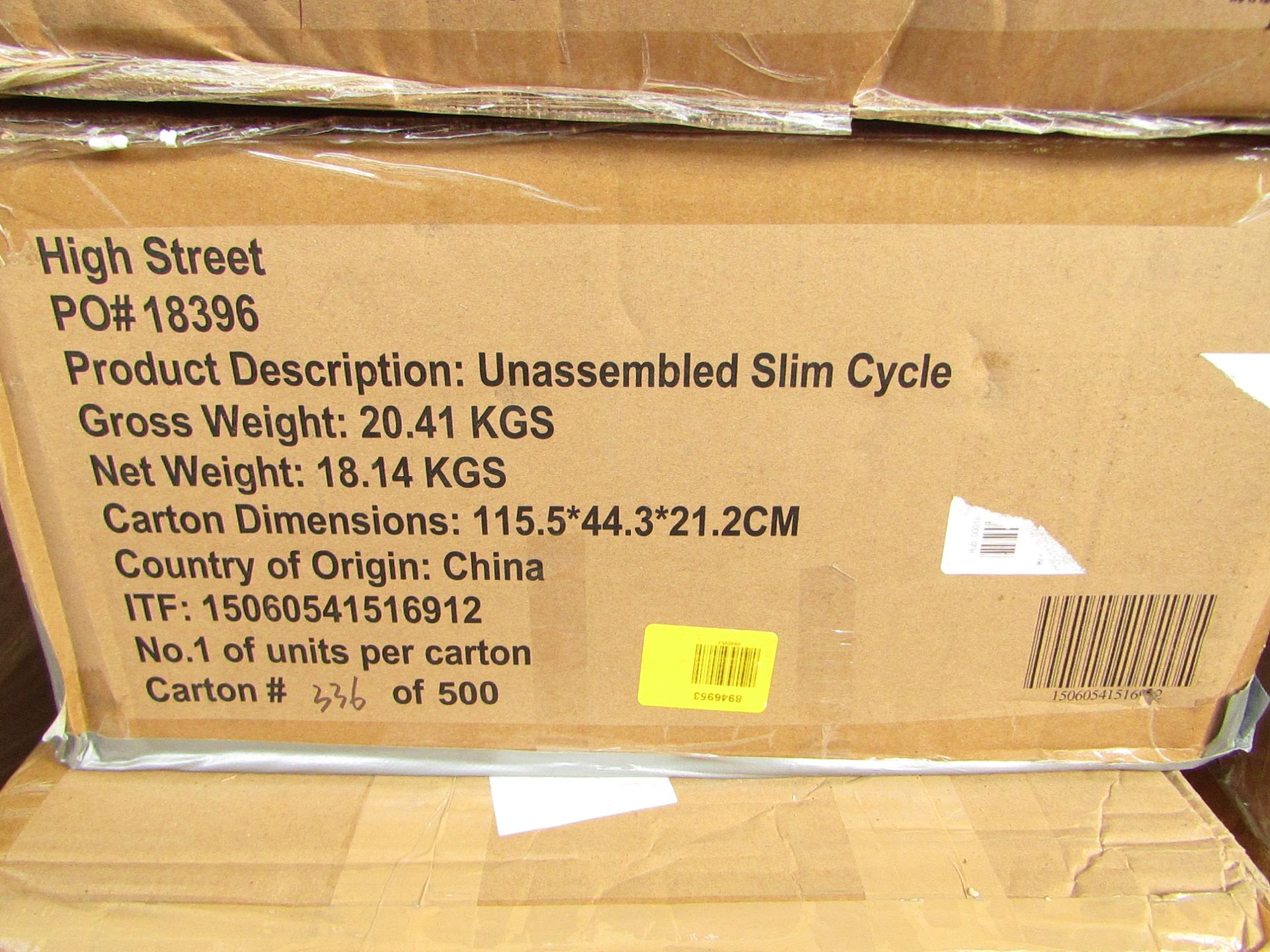 | 2X | SLIM CYCLE EXERCISE MACHINES | UNCHECKED & BOXED | NO ONLINE RESALE | RRP £199.99 EACH |