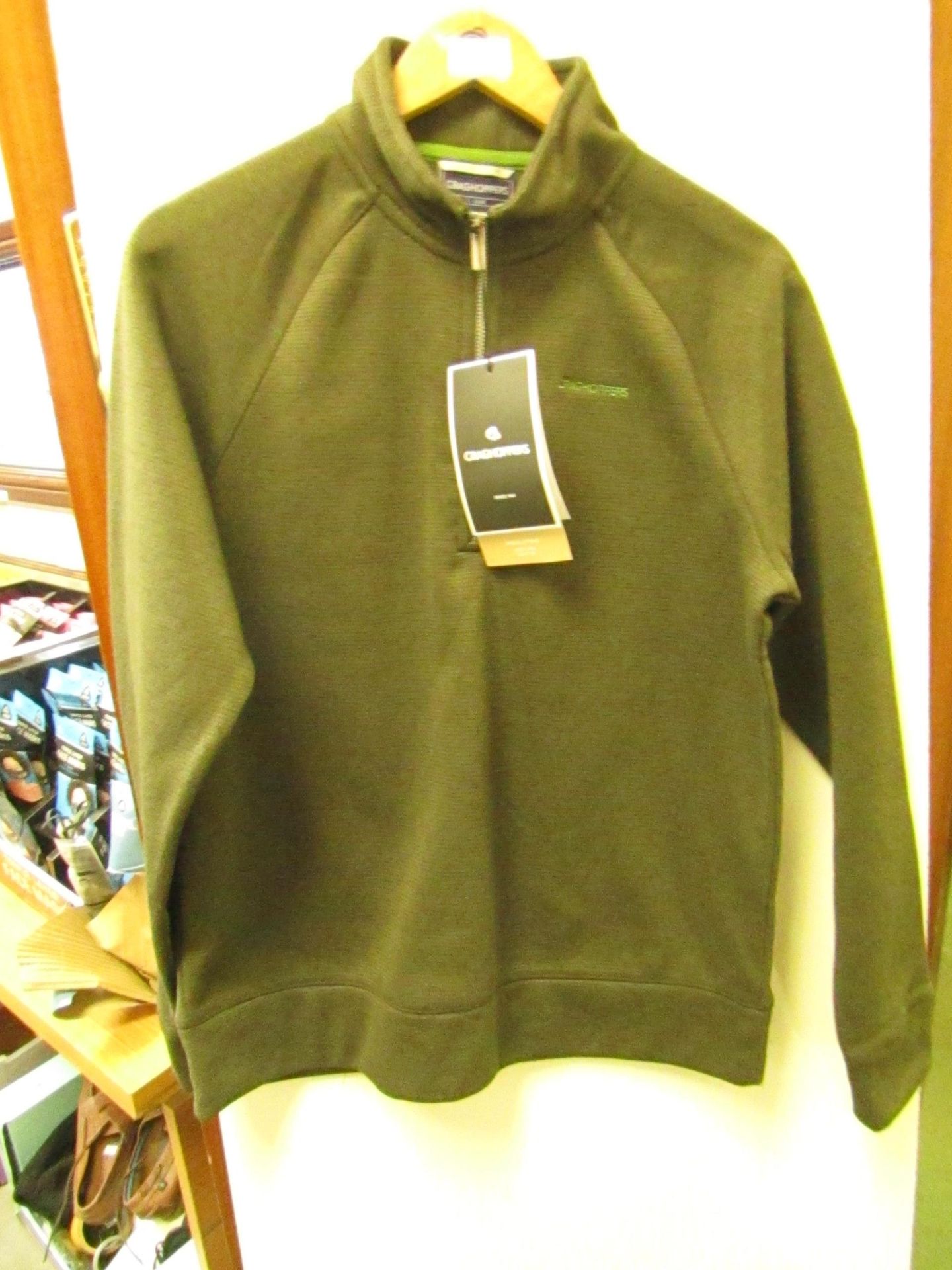 Craghopper Nestor 1/4 zip HZ fleece, new size S, RRP £70