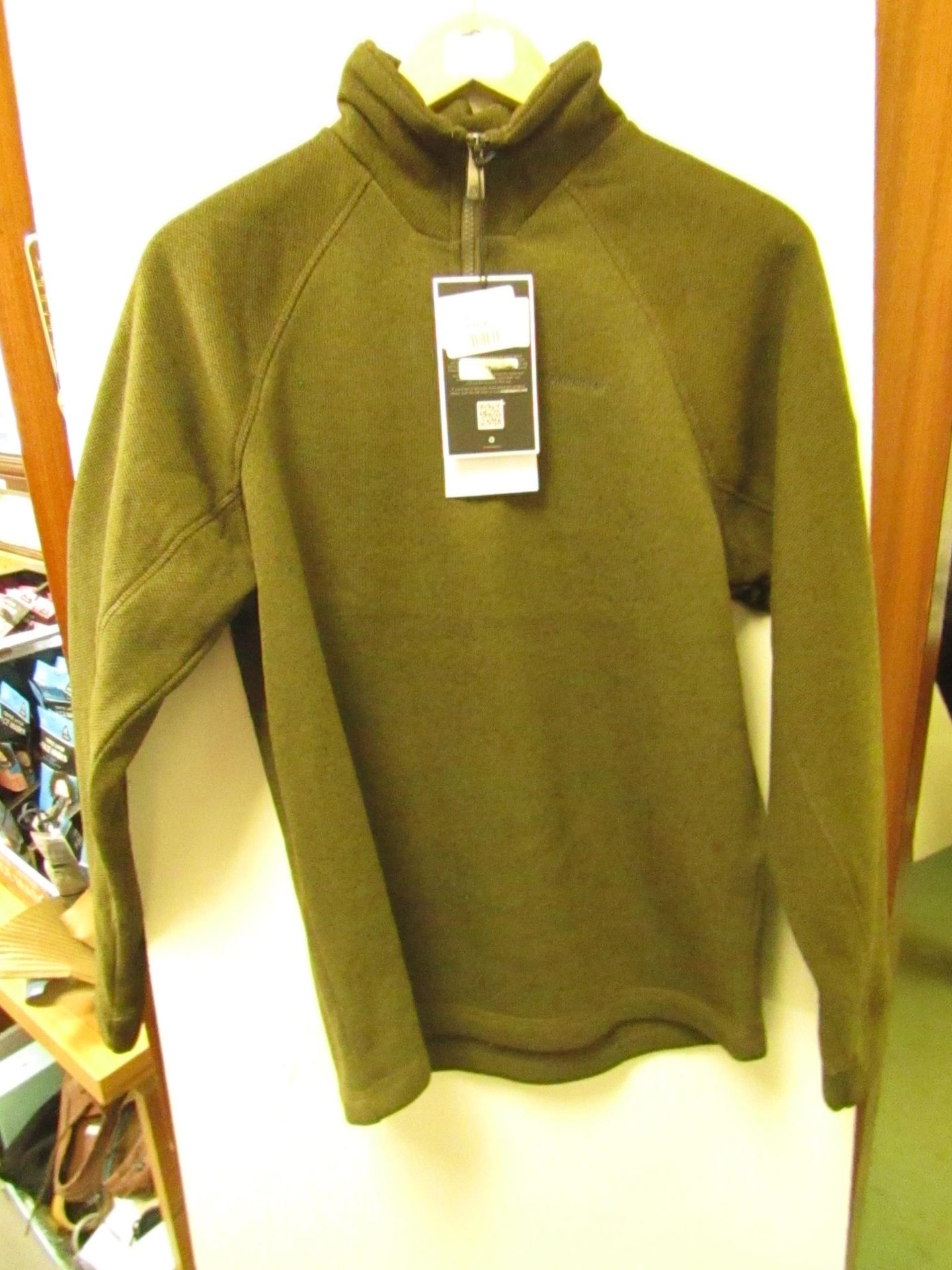 Craghopper Barker 1/4 zip HZ fleece, new size S, RRP £40