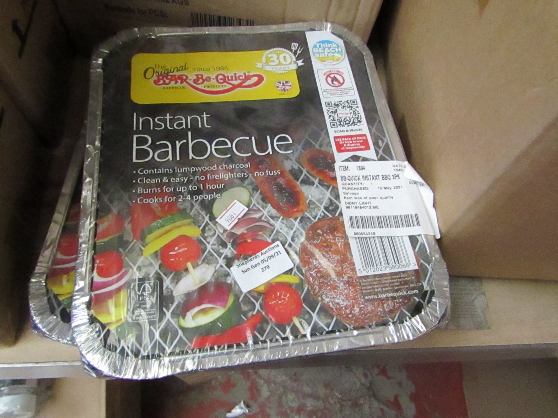 2x The Original - Instant BBQ - Unused & Packaged.