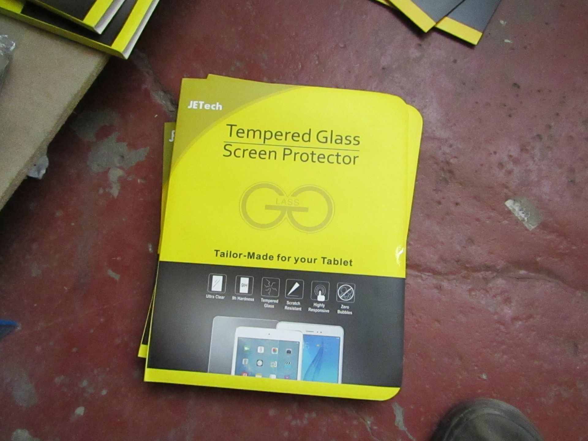 Jetech - Tempered Screen Protector - Tailor Made for Your Tablet - New & Packaged.