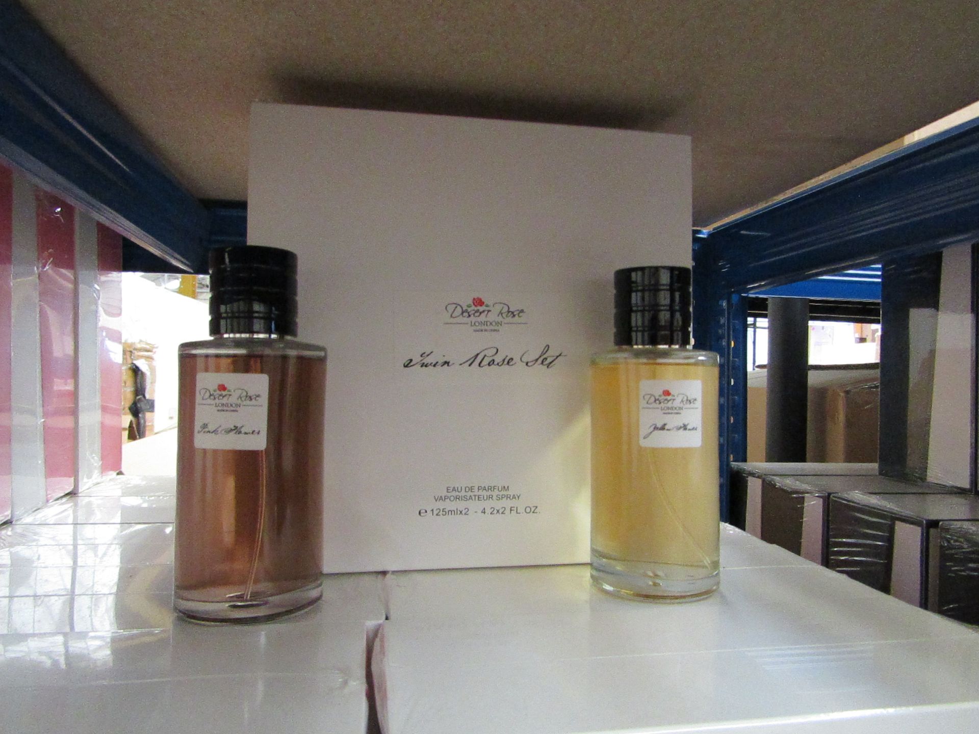 Desert Rose London - Twim Rose Eau De Parfum Vaporisateur Spray Set (2x 125ml) - New & Boxed.