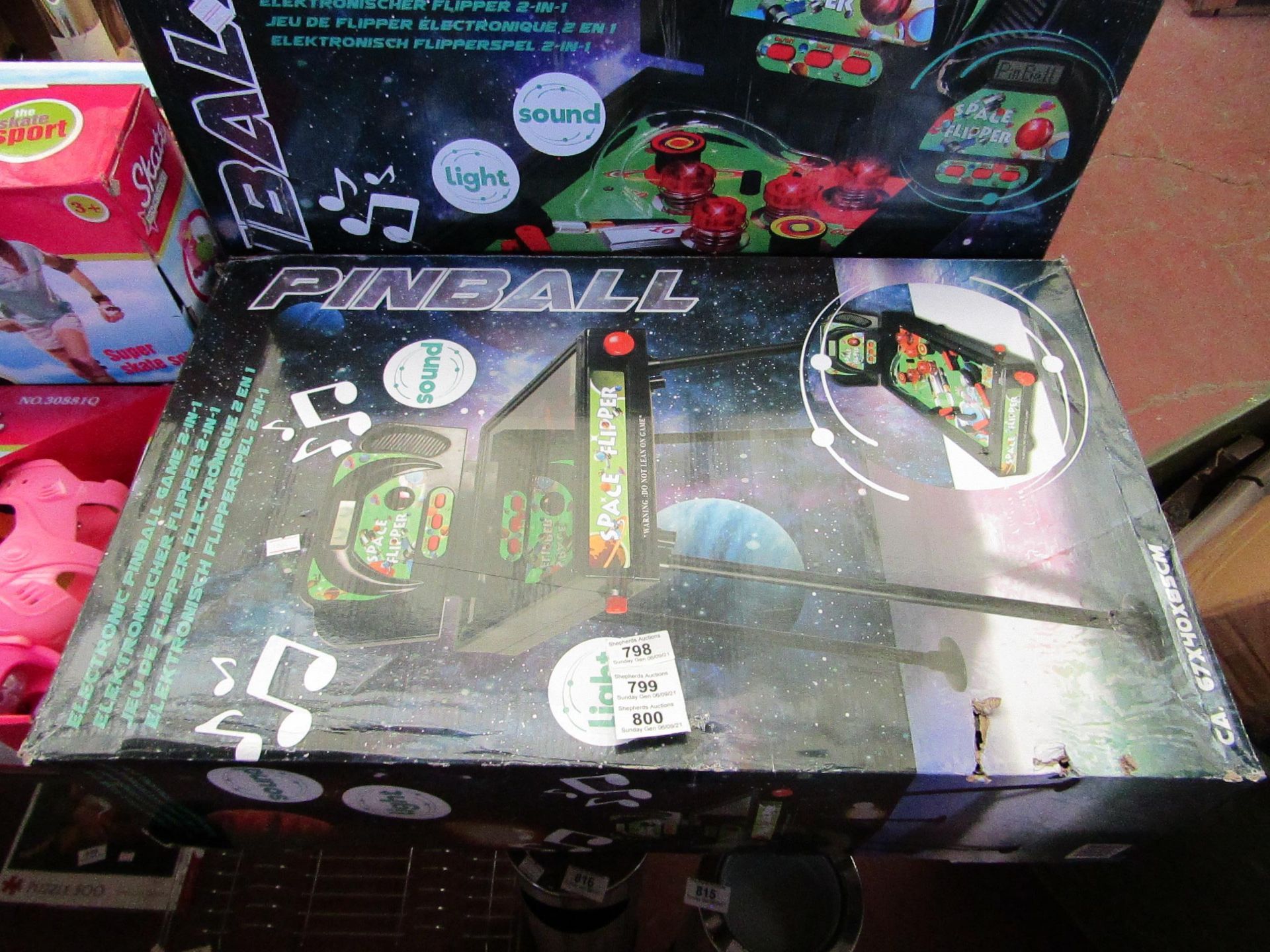 Electronic Pinball Game 2 in 1 - Unchecked & Boxed