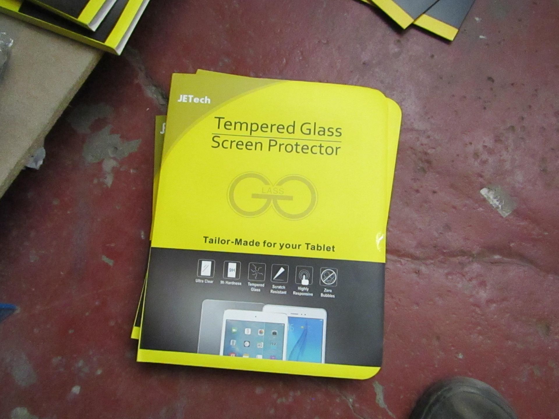 Jetech - Tempered Screen Protector - Tailor Made for Your Tablet - New & Packaged.