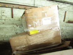 Mixed pallet of Made.com customer returns to include 3 items of stock with a total RRP of