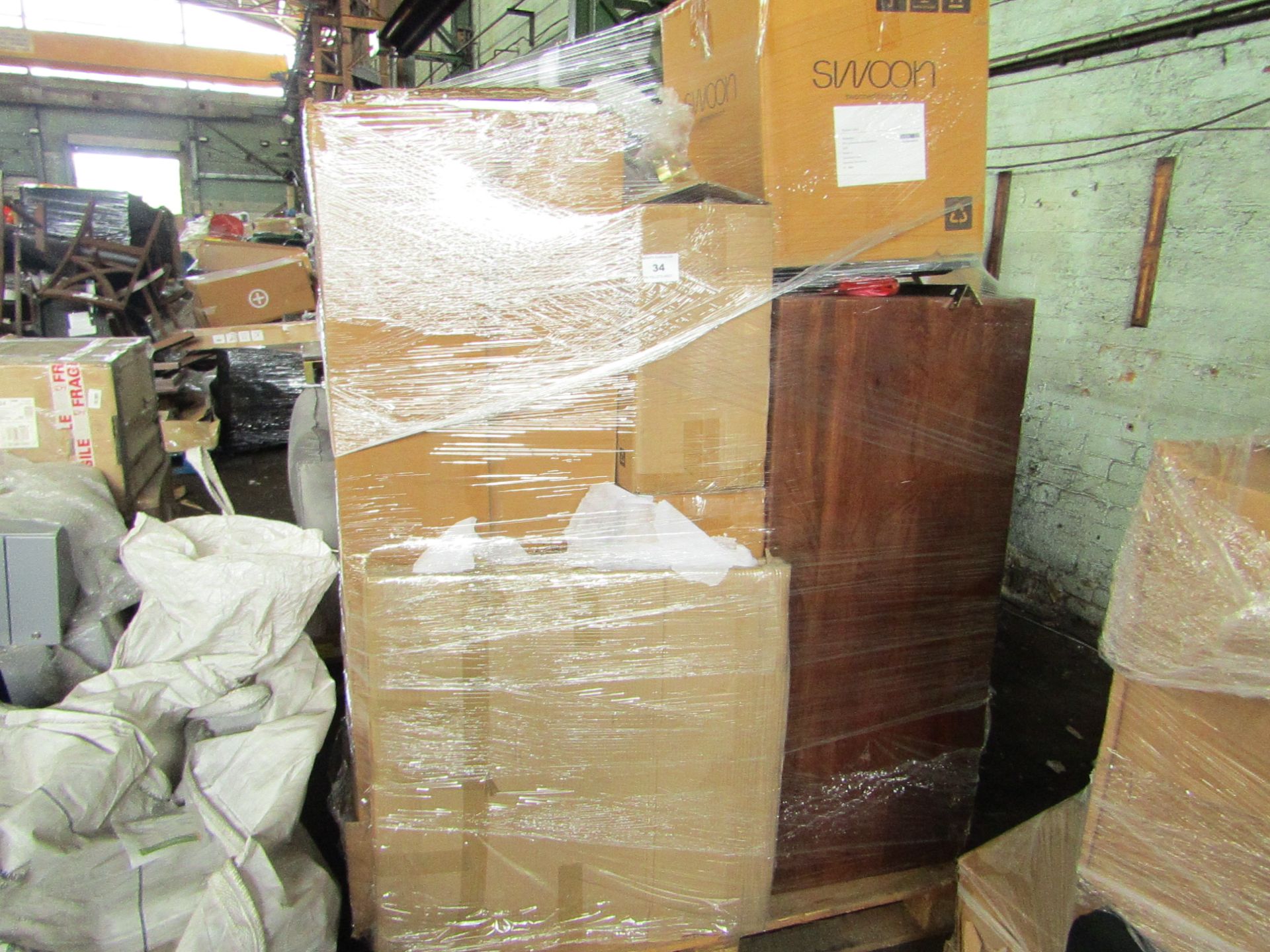 | 1X | PALLET OF FAULTY / MISSING PARTS / DAMAGED CUSTOMER RETURNS SWOON STOCK UNMANIFESTED | PALLET