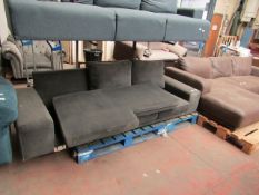 1 x SWOON Tulum Left-Hand MTO Corner Sofa in Fern EasyVelvet RRP £1599 SKU SWO-