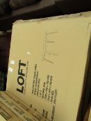 | 1X | LOFT WELLINGTON DINING TABLE | COMES IN 2 BOXES | UNCHECKED & BOXED | RRP œ200 |