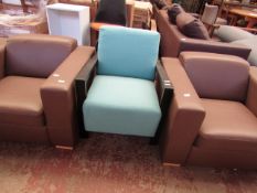 | 1X | LOFT PABLOS CHAIR - TEAL | LOOKS IN NEW CONDITION | RRP œ250 |