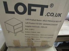 | 1X | LOFT MILOPREMIUM BED SIDE | UNCHECKED & BOXED | RRP œ250 |