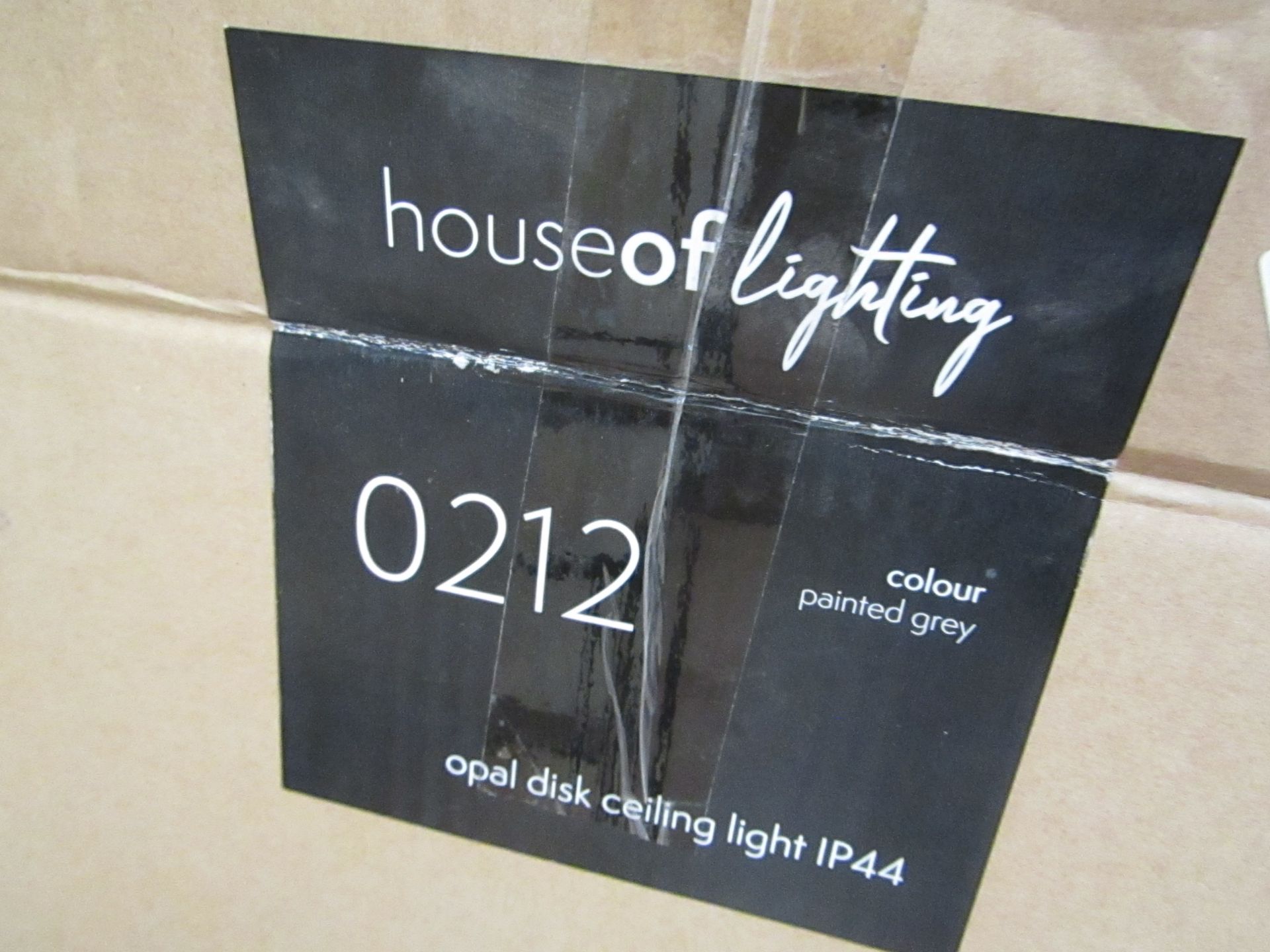 | 1X | SWOON HOUSEOF DISK PENDANT LIGHT, METAL & OPAL GLASS | UNCHECKED & BOXED | RRP œ179 |