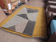 | 1X | UNKNOWN BRANDED RUG | 125CM X 220CM | SEE PICTURE FOR DESIGN |