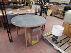 | 1X | COX AND COX HUBSCH ROUND DINING TABLE | LOOKS UNUSED (NO GUARANTEE) | RRP ?995 |