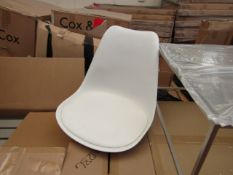 | 1X | MADE.COM THELMA OFFICE CHAIR, WHITE | UNCHECKED & BOXED | RRP œ159 |