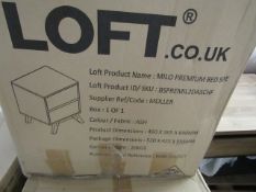 | 1X | LOFT MILOPREMIUM BED SIDE | UNCHECKED & BOXED | RRP œ250 |