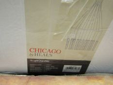 | 1X | HEALS CHICAGO 15 LIGHT CHANDELIER | UNCHECKED & BOXED | RRP œ249 |