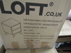 | 1X | LOFT MILOPREMIUM BED SIDE | UNCHECKED & BOXED | RRP œ250 |