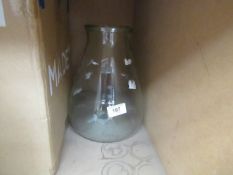 | 1X | MADE.COM GLASS VASE | NO VISIBLE MAJOR DAMAGE | RRP - |