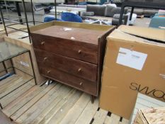 | 1X | SWOON FRESCO 3 DRAWER SET OF DRAWERS | UNCHECKED & NO BOX | RRP ?699 |