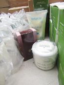 3x items being - 1x avon imari perfume - 1x ziaja body butter - 1x salerm21 skin protein - all