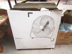 2x 45cm 18" air circulator - unchecked & boxed.