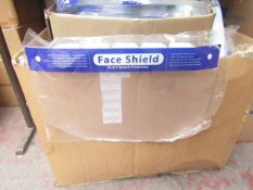 10x Face Sheild - Direct Splash Protection - New & Packaged.