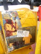 CLC - Trench Coat With Detactable Hood - Mustard Yellow - Size Medium - Unused & Packaged.
